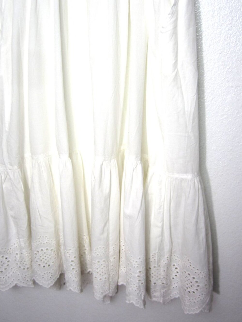 Torrid Size 2 18 20 NEW Spaghetti Strap White Eyelet Midi Dress Cotton Plus 2X - Picture 12 of 14